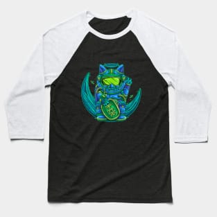 SPACE ASTRO LUCKY CAT ORNAMENT Baseball T-Shirt